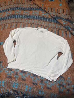 Quince Cream Crewneck Sweater